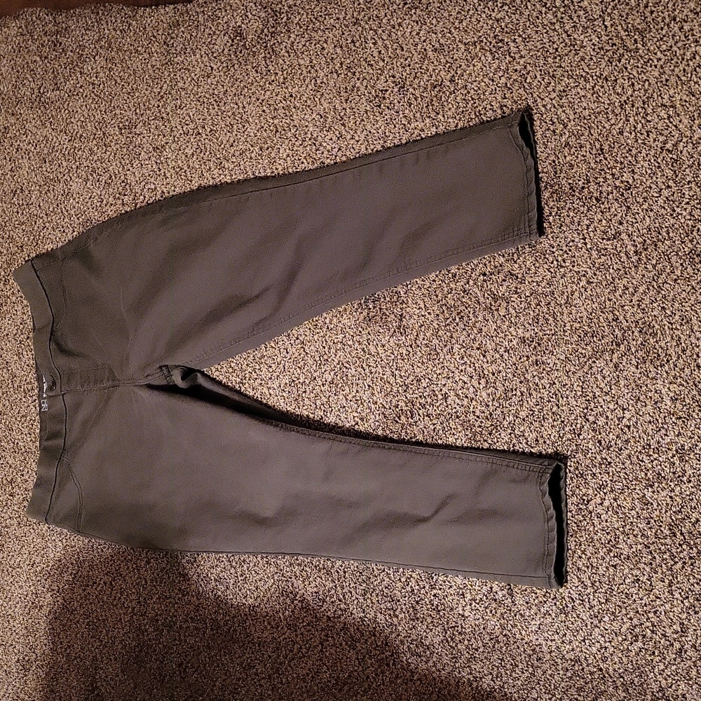 EUC No Boundaries Olive Green Super High Rise Jean. Stretch waist. Size 19 - Picture 1 of 4